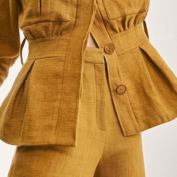 Massimo Dutti | Safari-styled Jacket with Belt - Picture 12 of 16